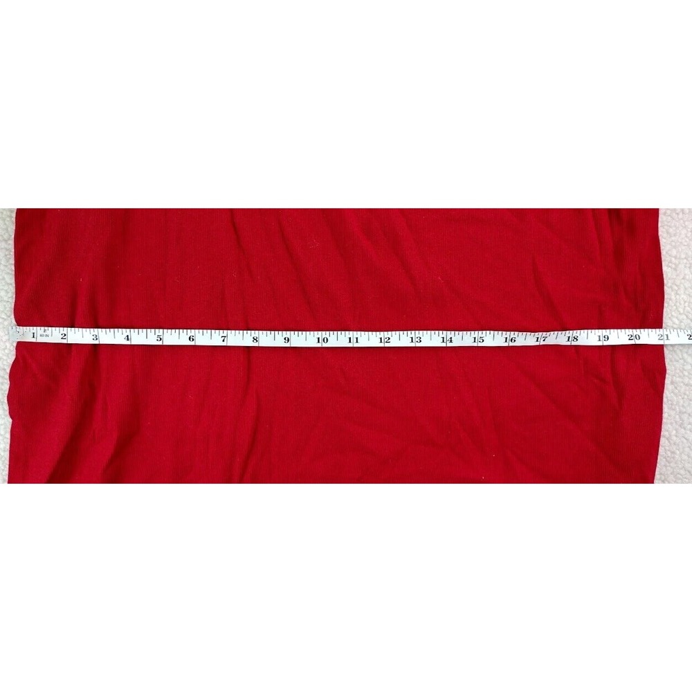 A New Day Women's Red Ribbed Racerback Tank Top Size 3X - Picture 13 of 14